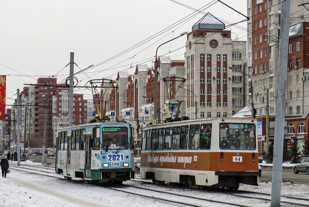 Омск, 71-605ЭП № 186; Омск, 71-605ЭП № 84