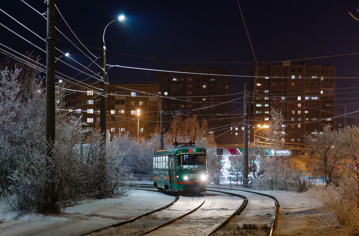 Ижевск, Tatra T3SU (двухдверная) № 2286; Ижевск — Линии электротранспорта