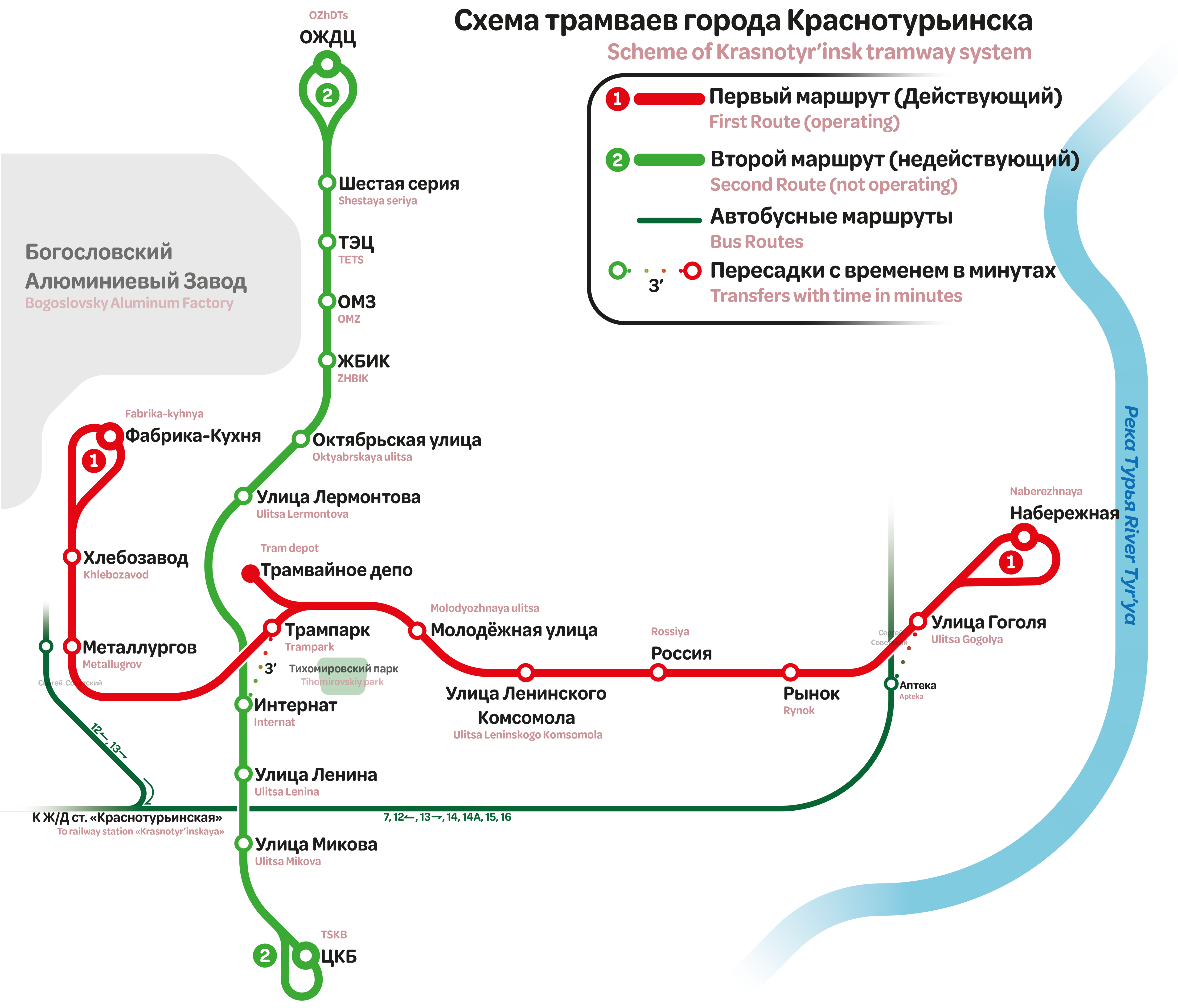 Krasnoturyinsk — Maps