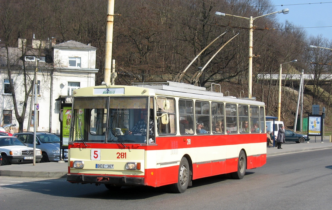 Каунас, Škoda 14Tr02/6 № 281