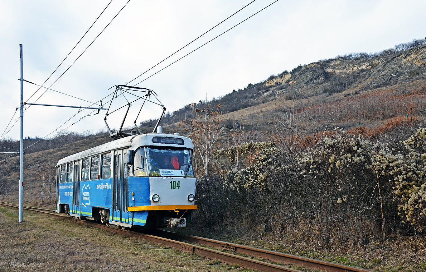 Pyatigorsk, Tatra T4D # 104