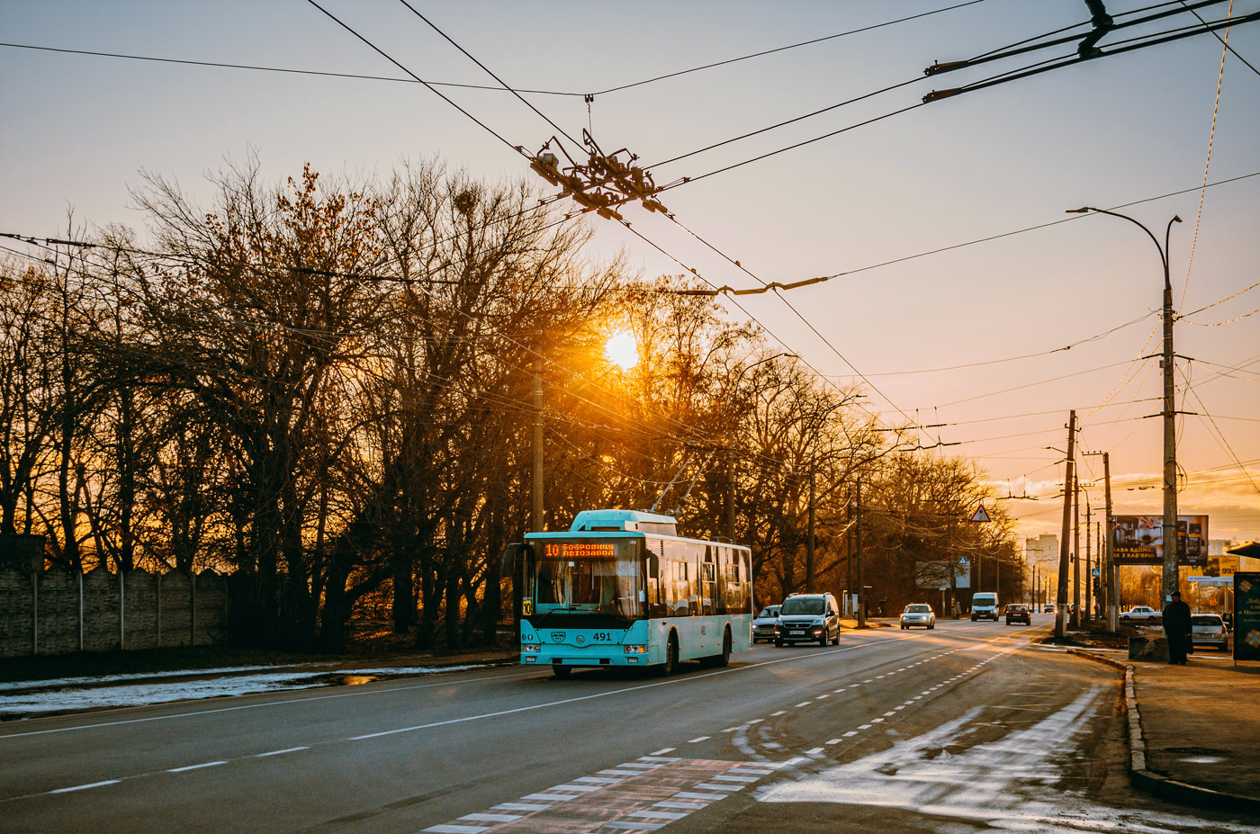 Csernyihiv, Etalon T12110 “Barvinok” — 491; Csernyihiv — Terminus stations; Csernyihiv — Trolleybus lines