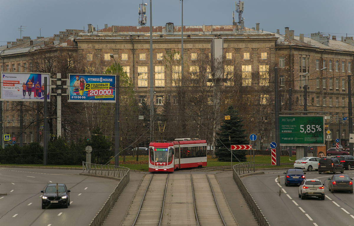 Санкт-Петербург, 71-631 № 5217; Санкт-Петербург — Трамвайные линии и инфраструктура