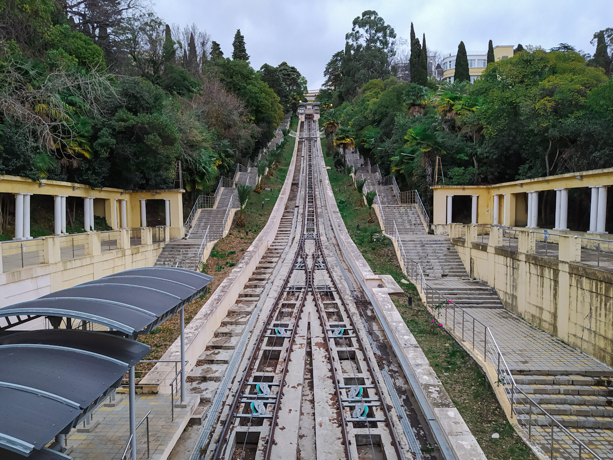 Sotši — Funicular of the Sochinsky Sanatorium