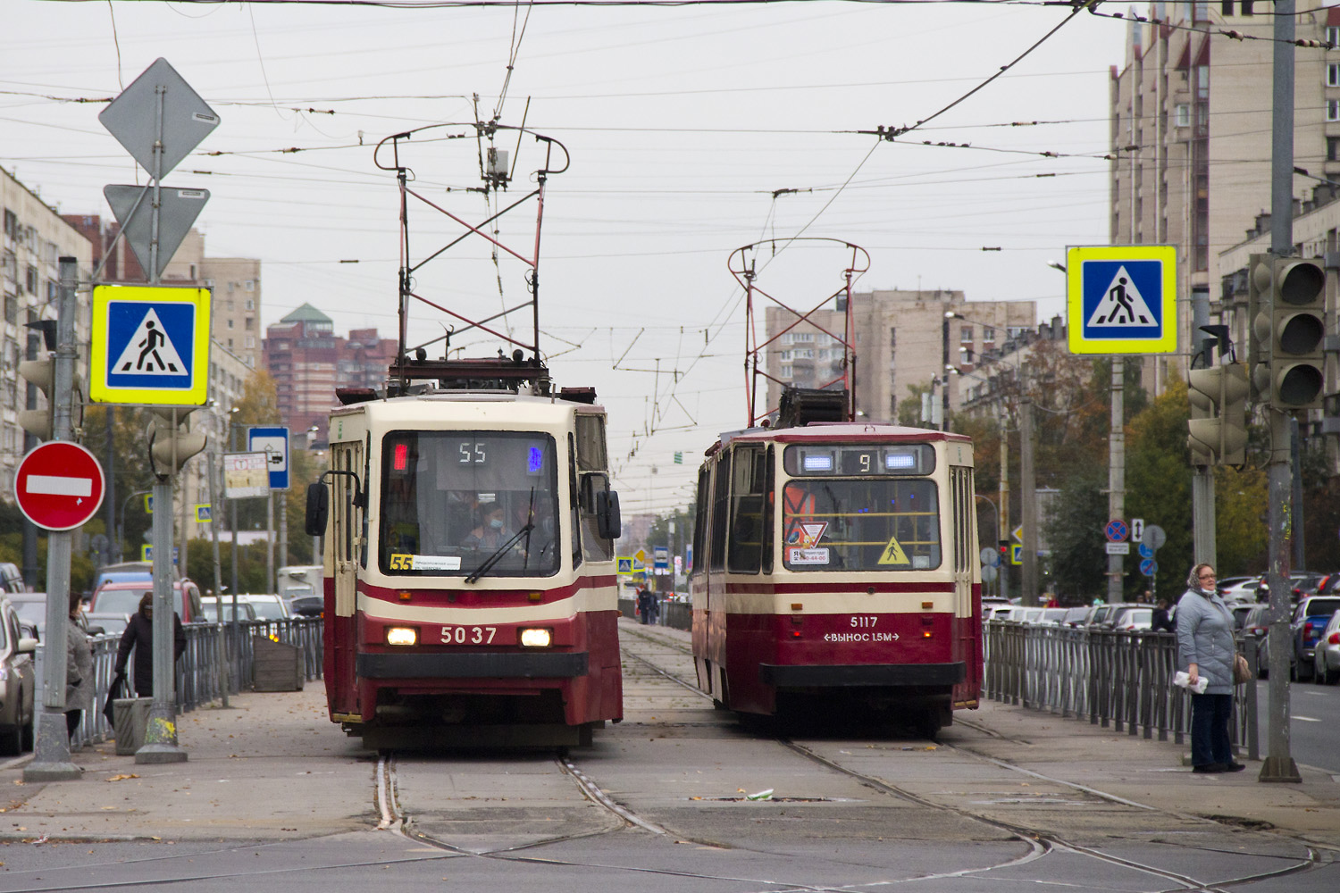 Санкт-Петербург, ЛВС-86К-М № 5037; Санкт-Петербург, ЛВС-86К № 5117