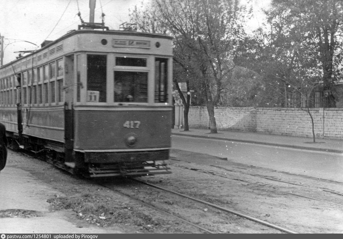 Одесса, Четырёхосный моторный La Croyère тип A № 417; Одесса — Исторические фотографии: трамвай