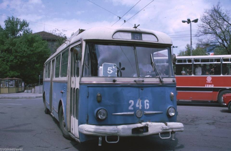 Пловдив, Škoda 9TrHT28 № 246; Пловдив — Исторически снимки — Тролейбуси • Исторические фотографии — Троллейбусов