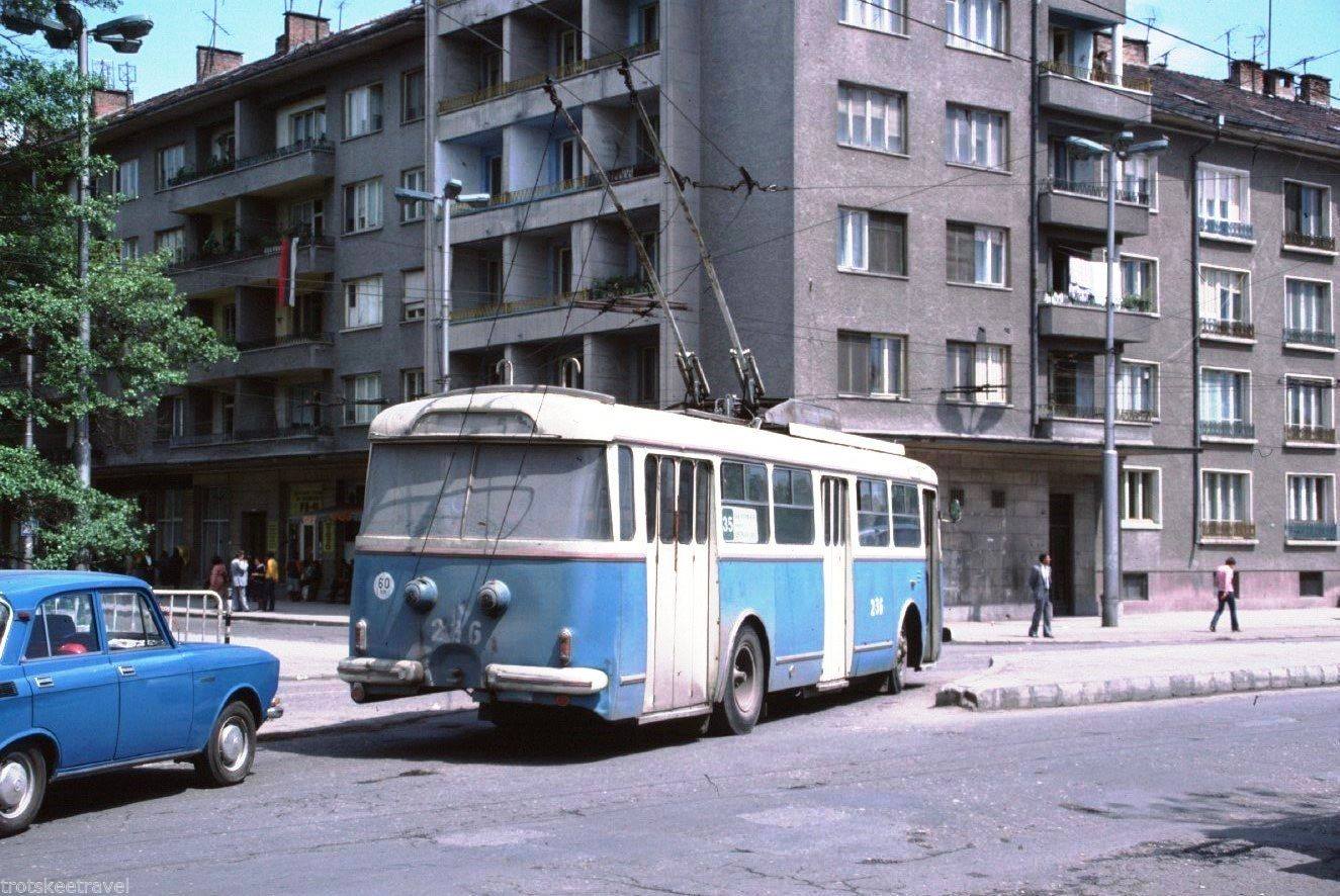 Пловдив, Škoda 9TrHT28 № 236; Пловдив — Исторически снимки — Тролейбуси • Исторические фотографии — Троллейбусов