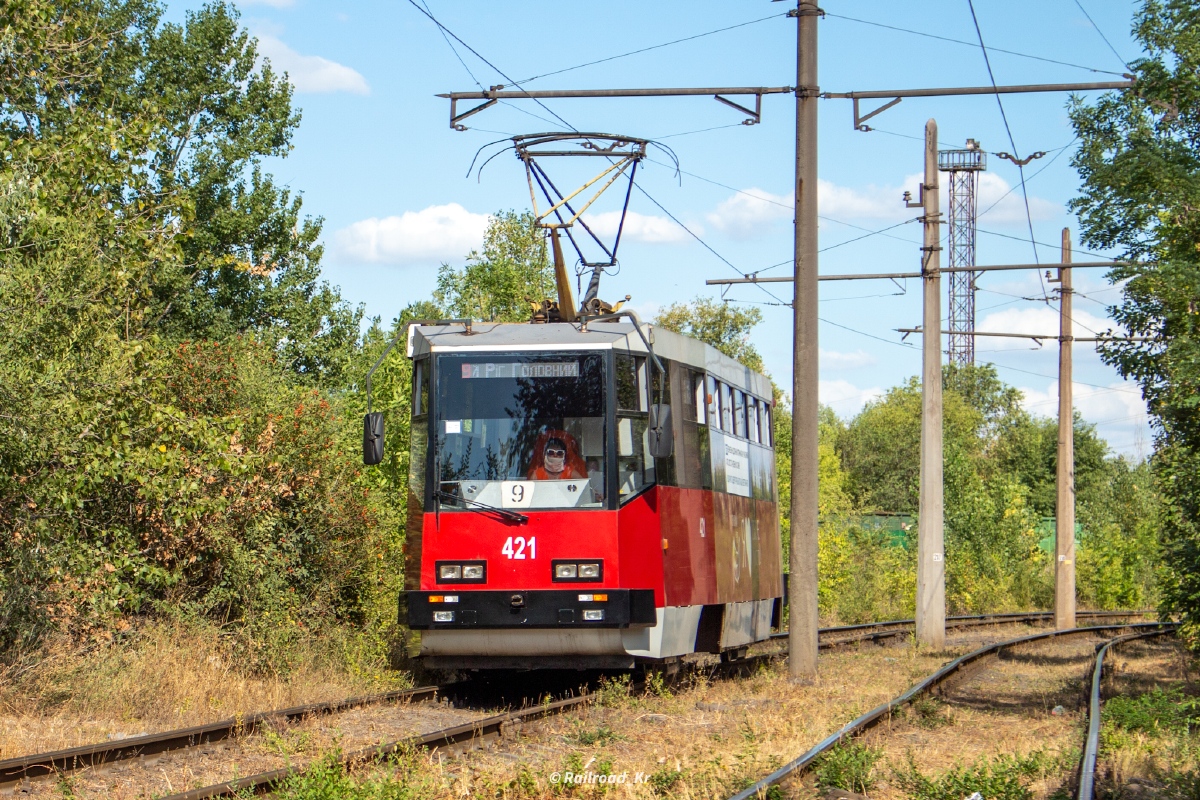 Kryvyi Rih, 71-605 (KTM-5M3) № 421