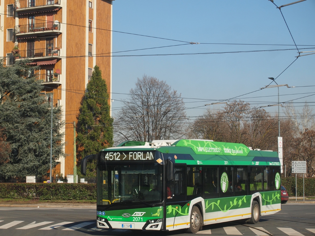 Милан, Solaris Urbino IV 12 Electric № 2071