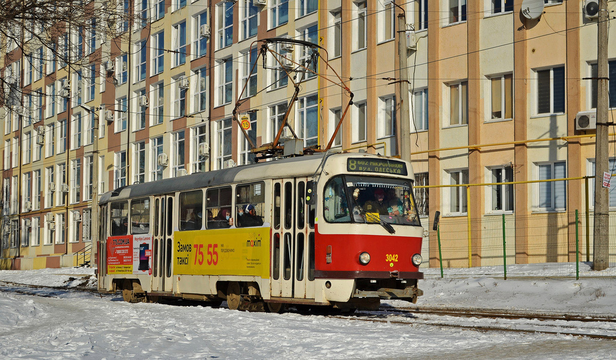 Харьков, Tatra T3SUCS № 3042