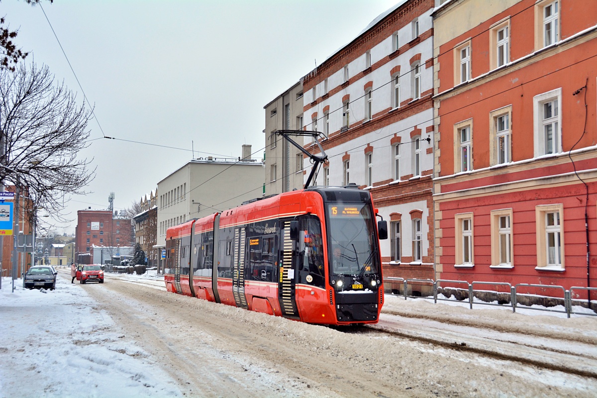 Silesia trams, PESA Twist 2017N № 1021