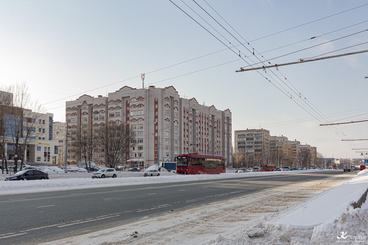 喀山 — Big tram circle; 喀山 — ET Lines [2] — Right Bank