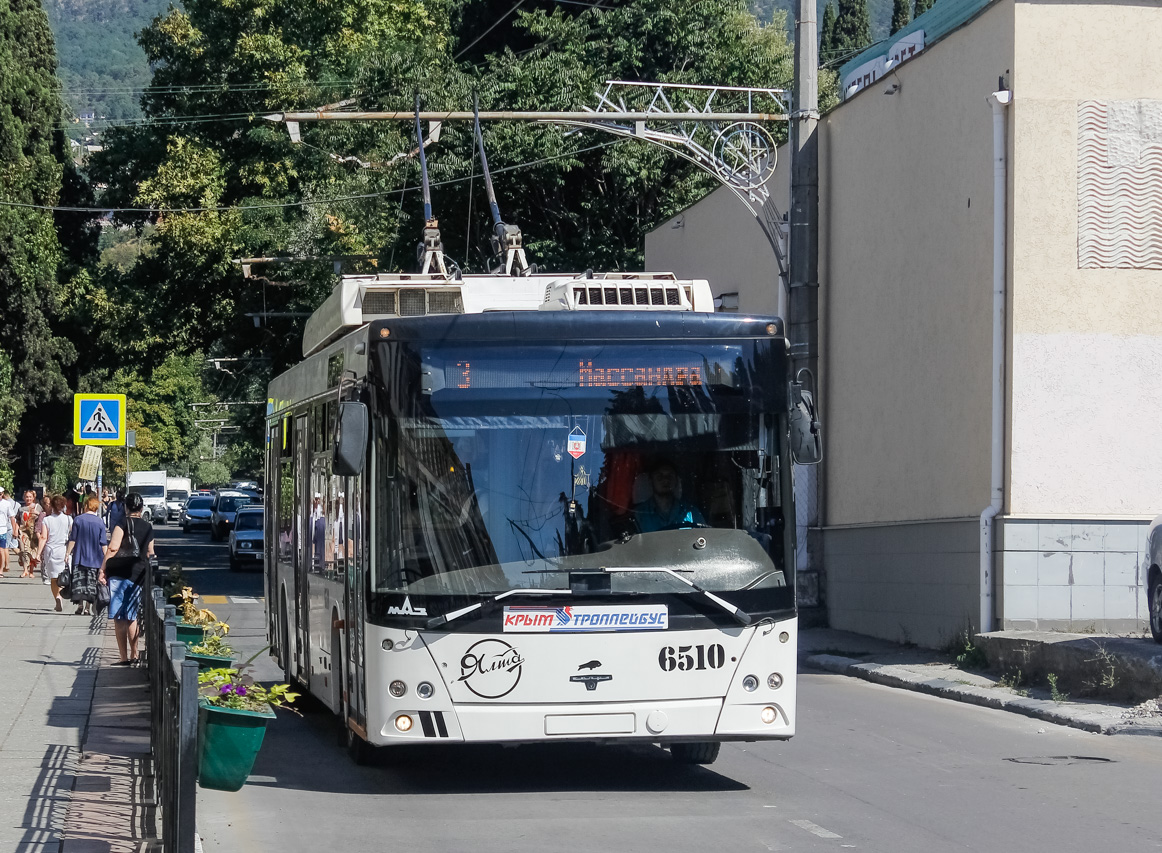 Крымский троллейбус, СВАРЗ-МАЗ-6275 № 6510