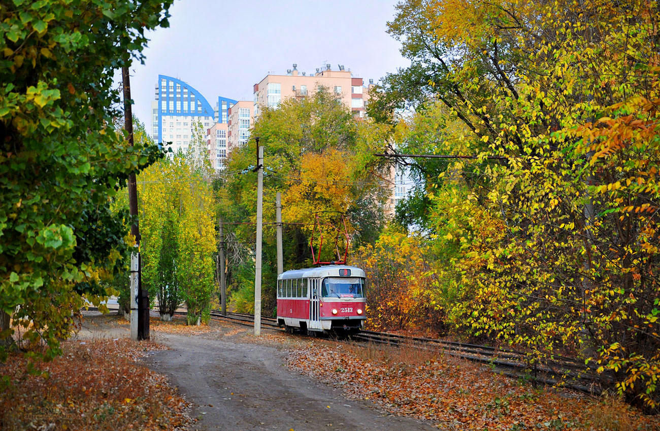 Волгоград, Tatra T3SU (двухдверная) № 2513