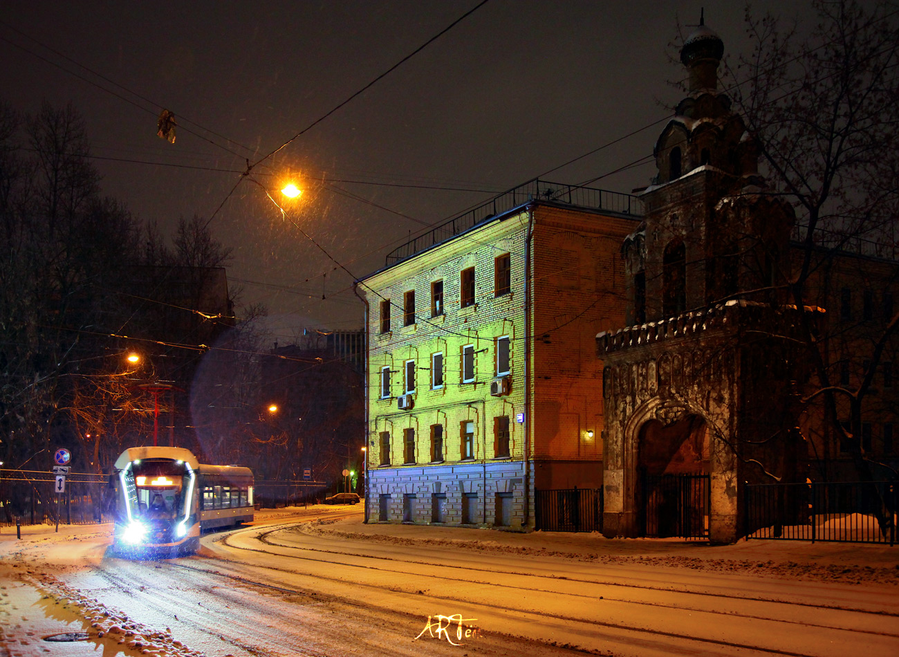 Moskau — Trам lines: Central Administrative District