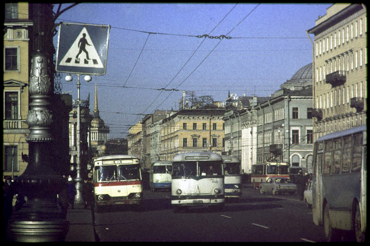 Санкт-Петербург — Исторические фотографии троллейбусной инфраструктуры