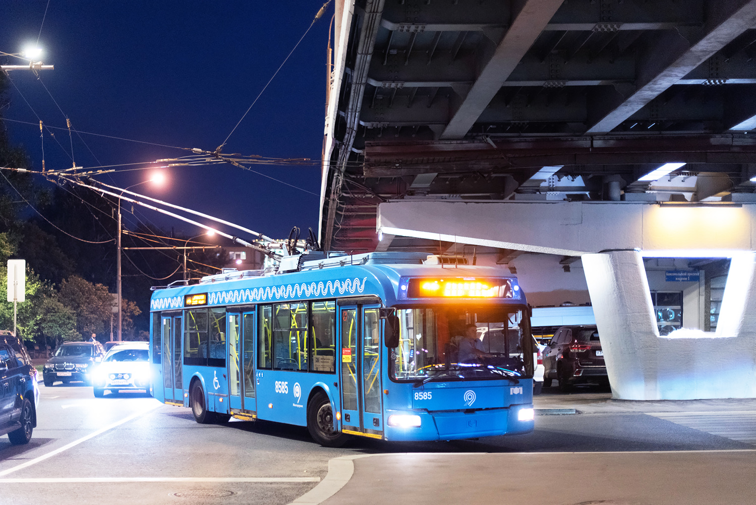 Moskva, BKM 321 № 8585; Moskva — Last Days of the Moscow Trolleybus on August 24 — 25, 2020