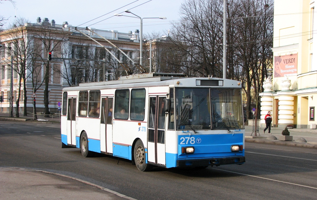 Таллин, Škoda 14Tr02/6 № 278