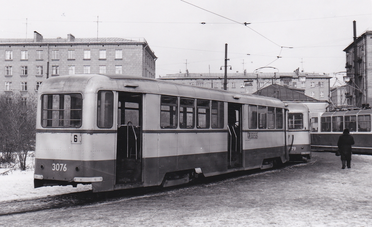 Санкт-Петербург, ЛП-49 № 3076; Санкт-Петербург — Исторические фотографии трамвайных вагонов