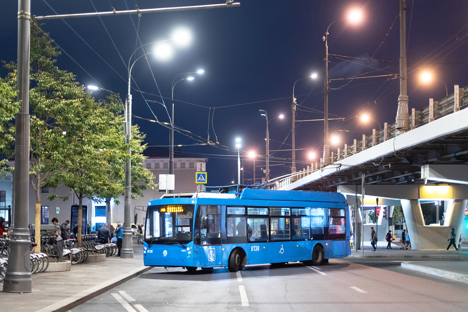 Moskwa, Trolza-5265.00 “Megapolis” Nr 8138; Moskwa — Last Days of the Moscow Trolleybus on August 24 — 25, 2020