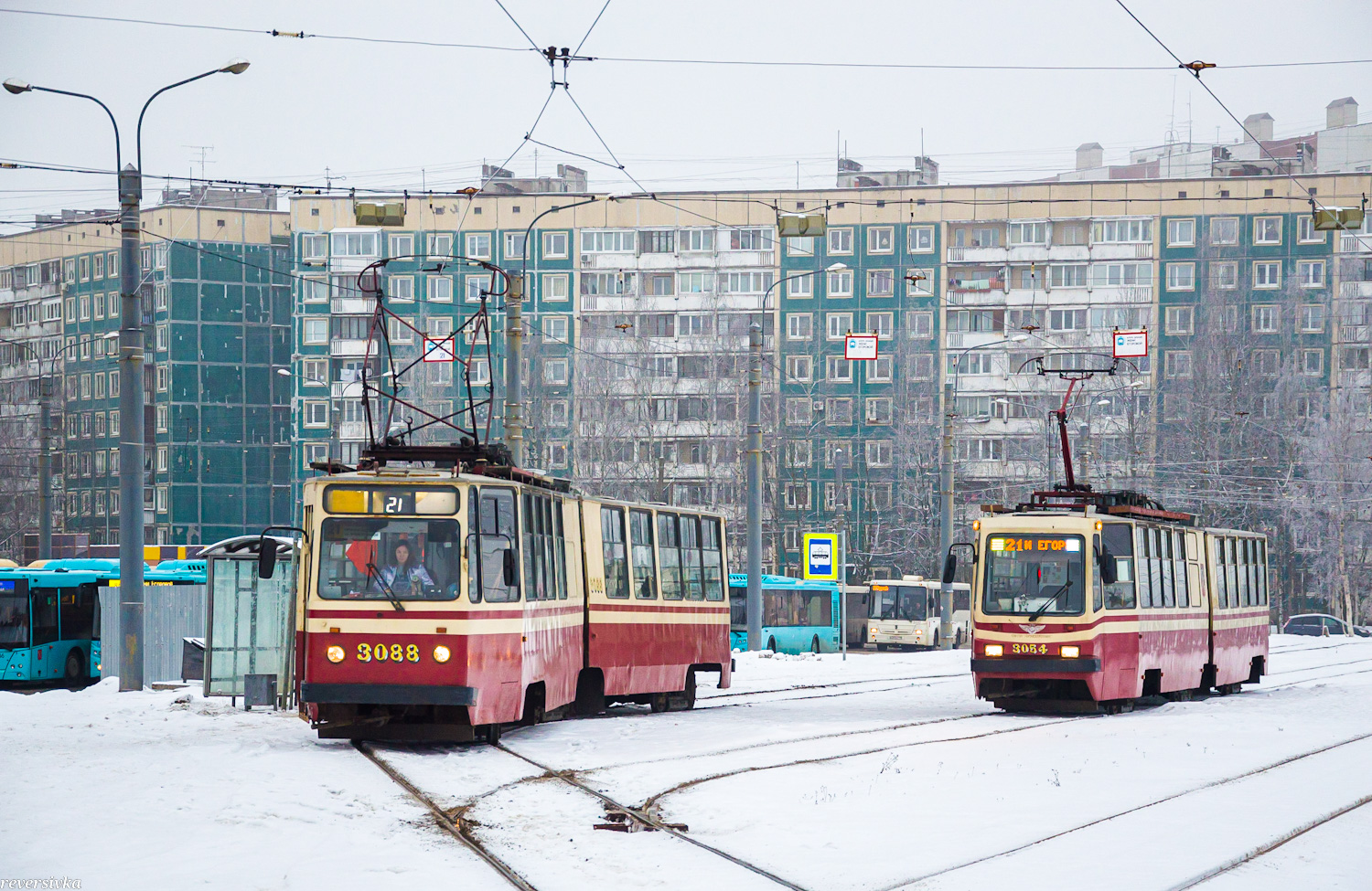 Санкт-Петербург, ЛВС-86К № 3088; Санкт-Петербург, ЛВС-86К № 3054