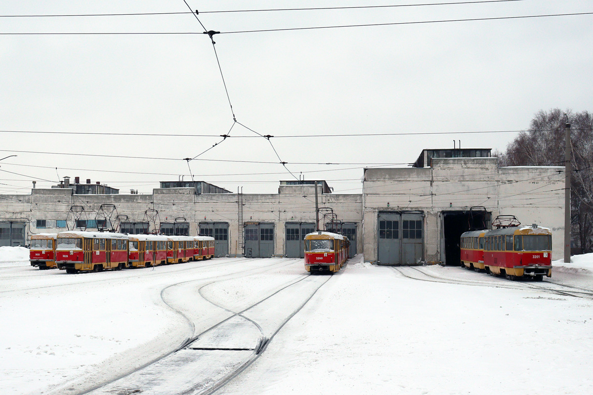 Барнаул, Tatra T3SU № 3026; Барнаул, Tatra T3SU № 3260; Барнаул, Tatra T3SU № 3261