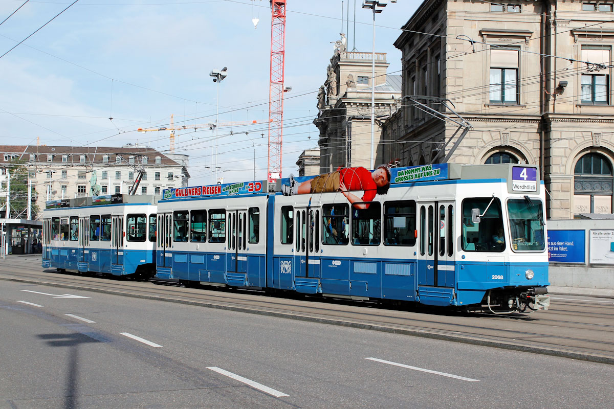 Цюрих, SWP/SIG/BBC Be 4/6 "Tram 2000" № 2068