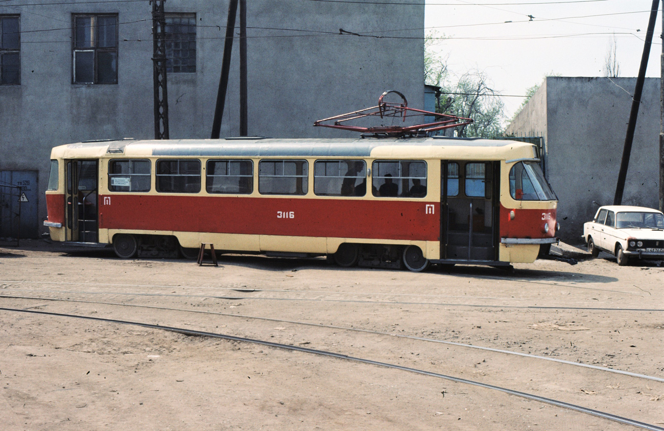 Одесса, Tatra T3SU (двухдверная) № 3116