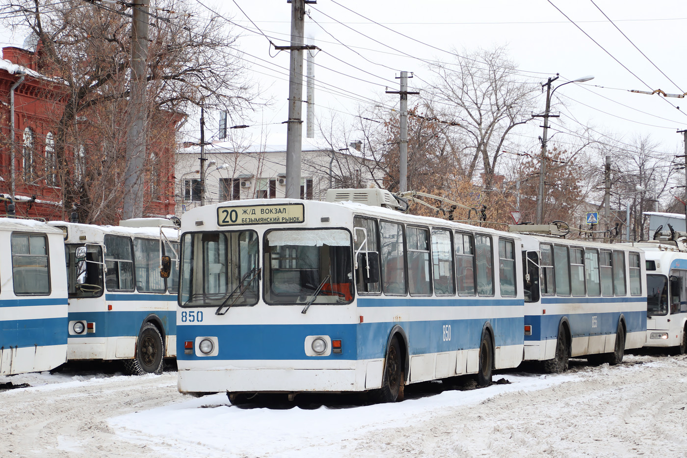 Самара, ЗиУ-682В [В00] № 850; Самара — Троллейбусное депо № 1