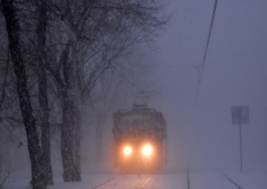 Vladivostok, 71-608K N°. 312; Vladivostok — Snowfalls