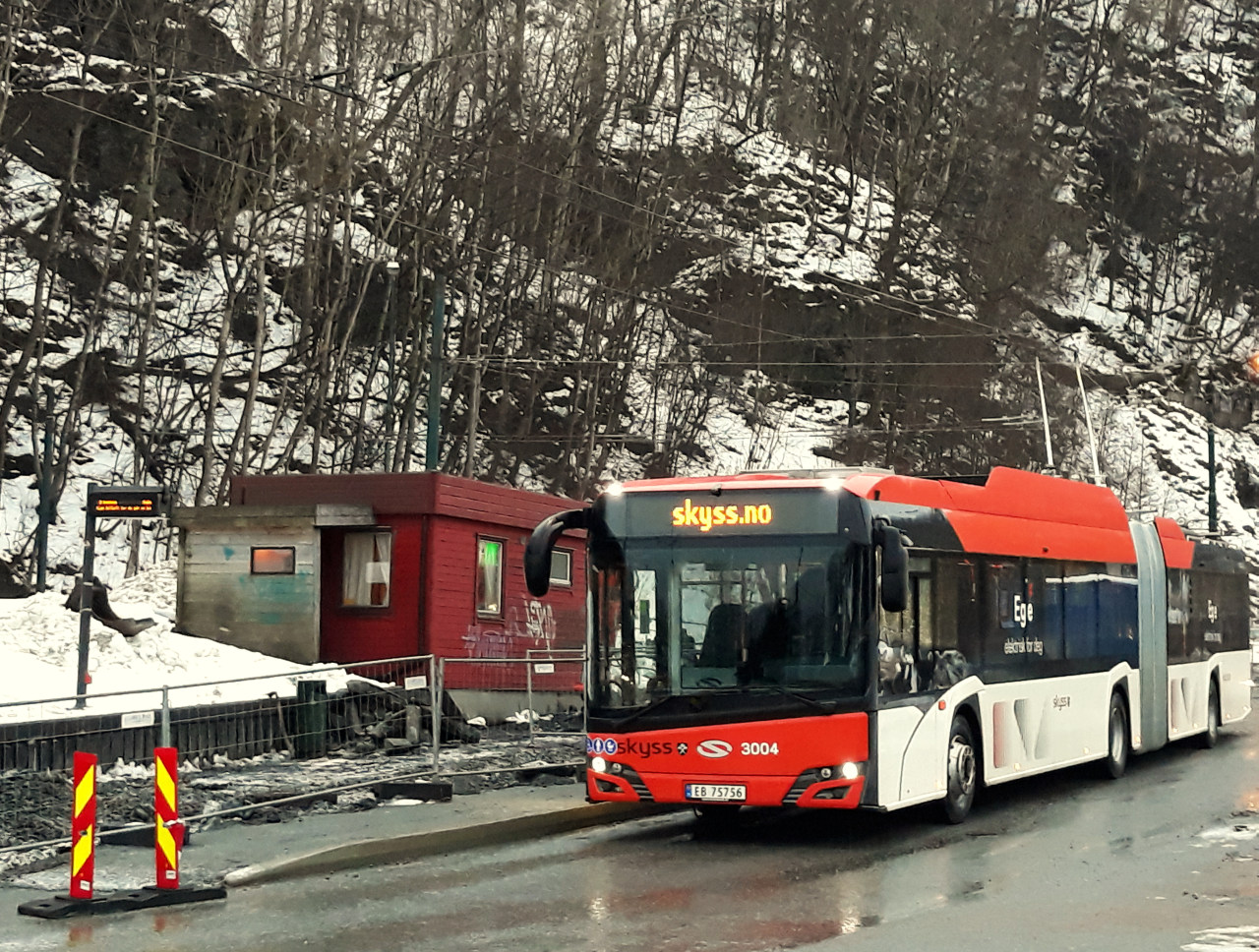 Bergen, Solaris Trollino IV 18 Škoda # 3004