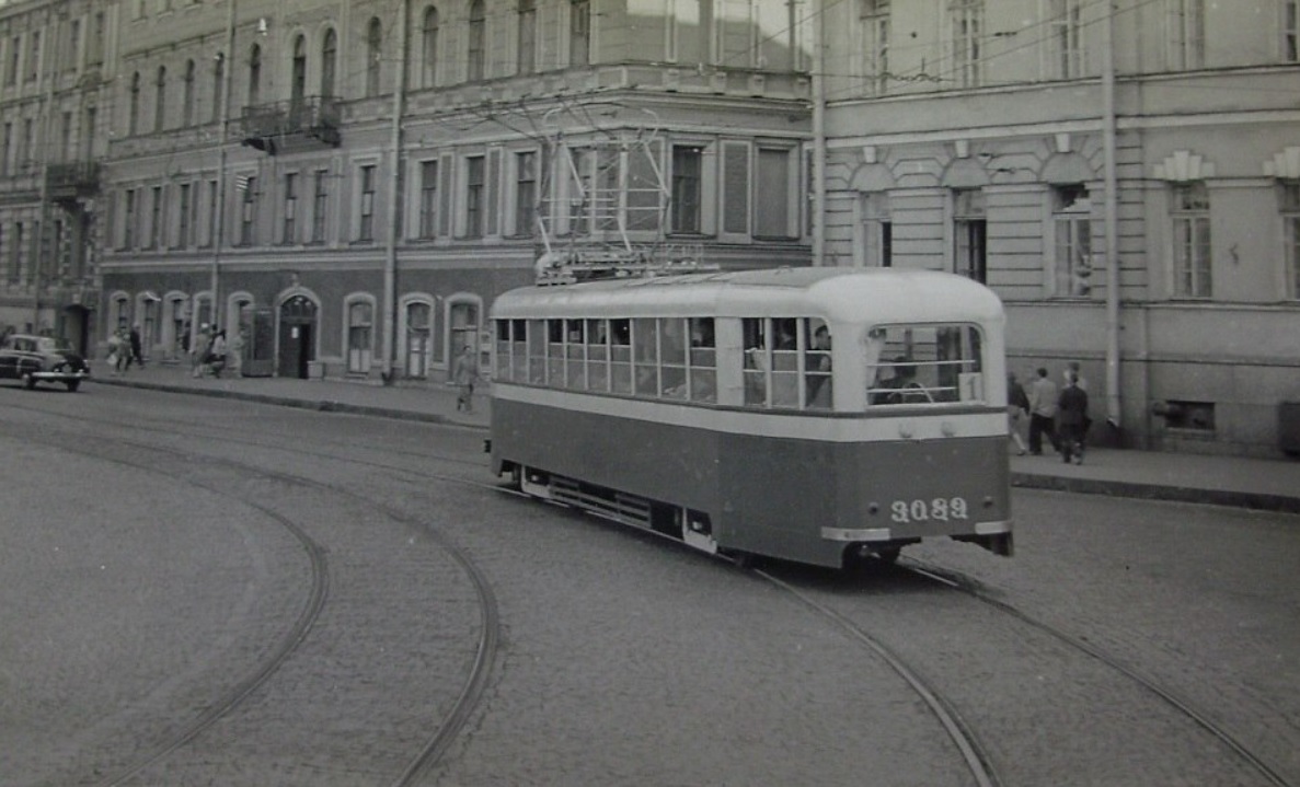 Санкт-Петербург, ЛМ-49 № 3089; Санкт-Петербург — Исторические фотографии трамвайных вагонов