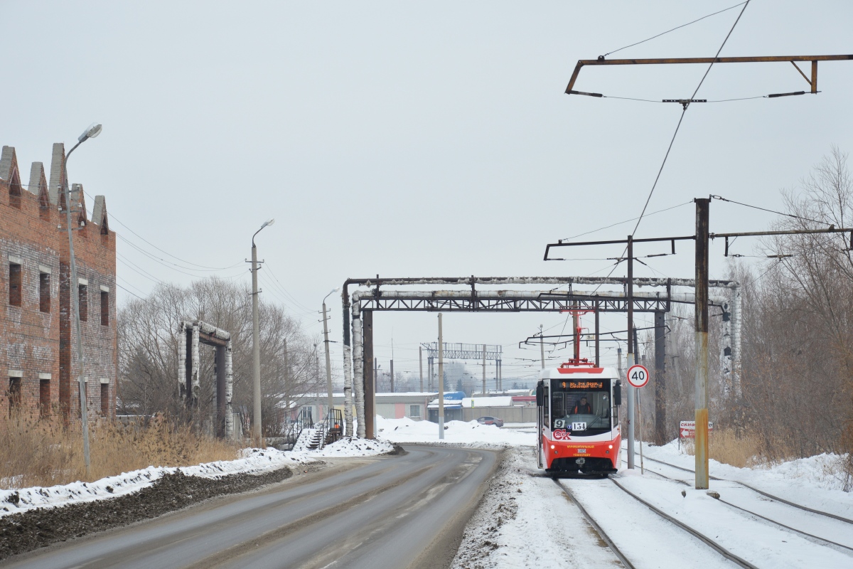 Omsk — Tram lines, left bank