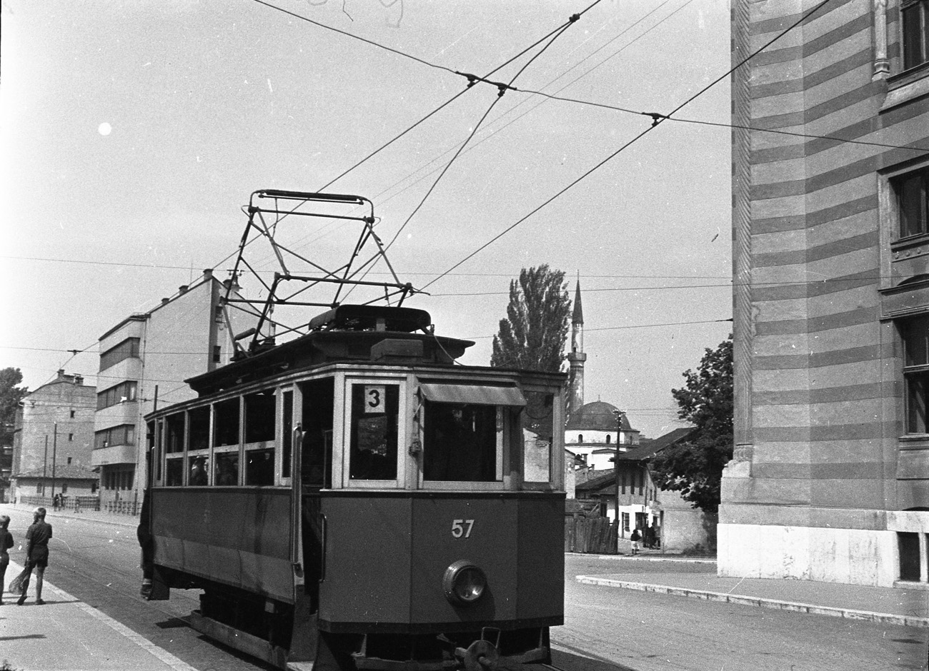 Сараево, Двухосный моторный Graz № 57; Сараево — Старые фотографии