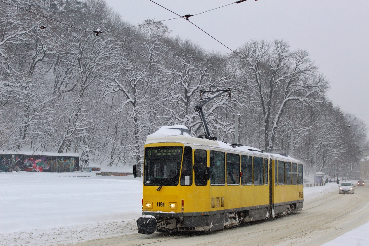 Lviv, Tatra KT4DM # 1191