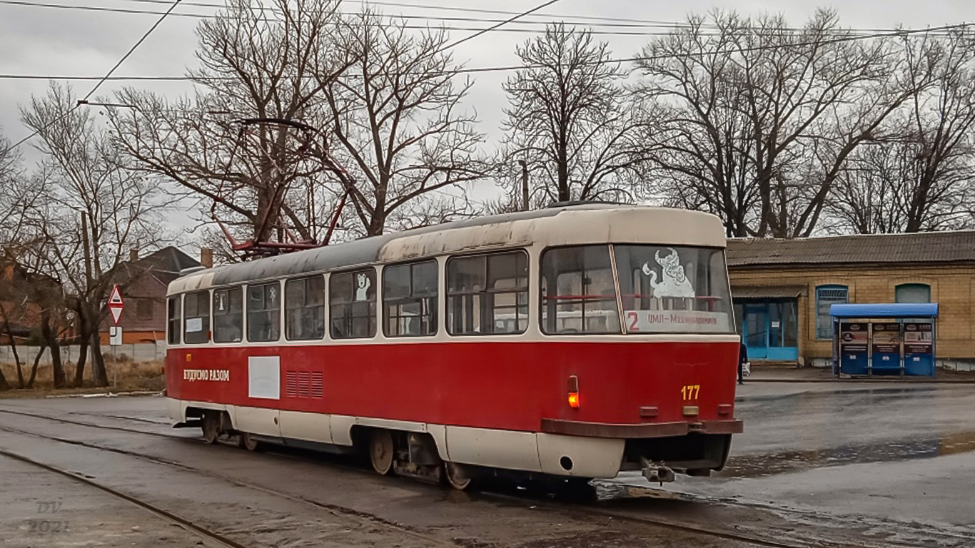 Дружкоўка, Tatra T3SUCS № 177