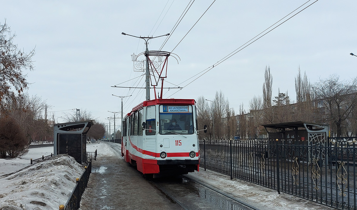 Павлодар, 71-605 (КТМ-5М3) № 115