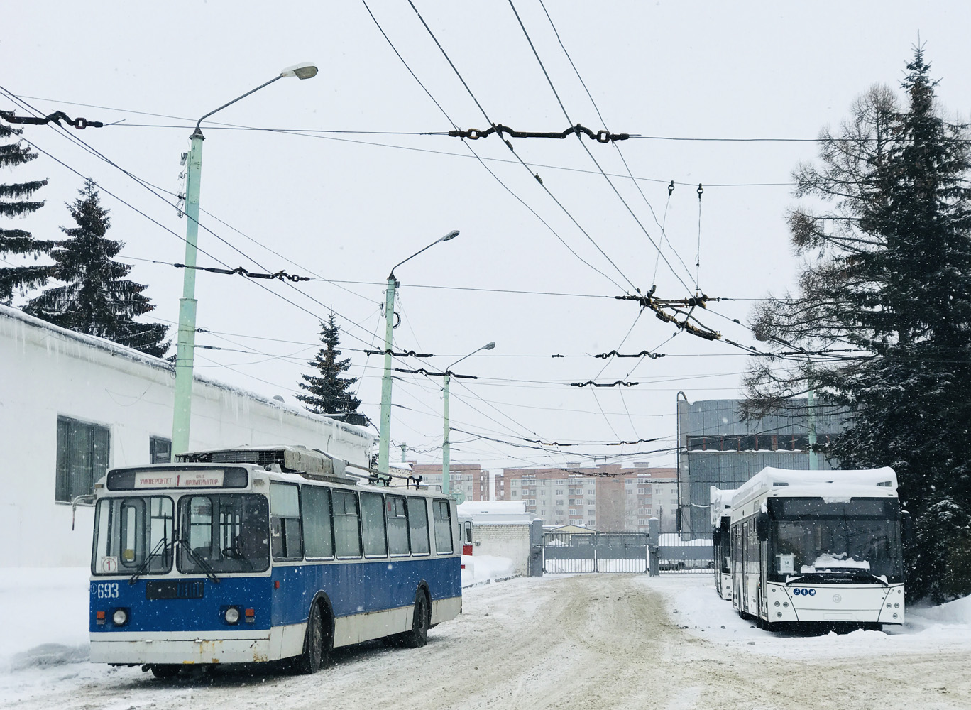 Tšeboksarõ — Trolleybus depot