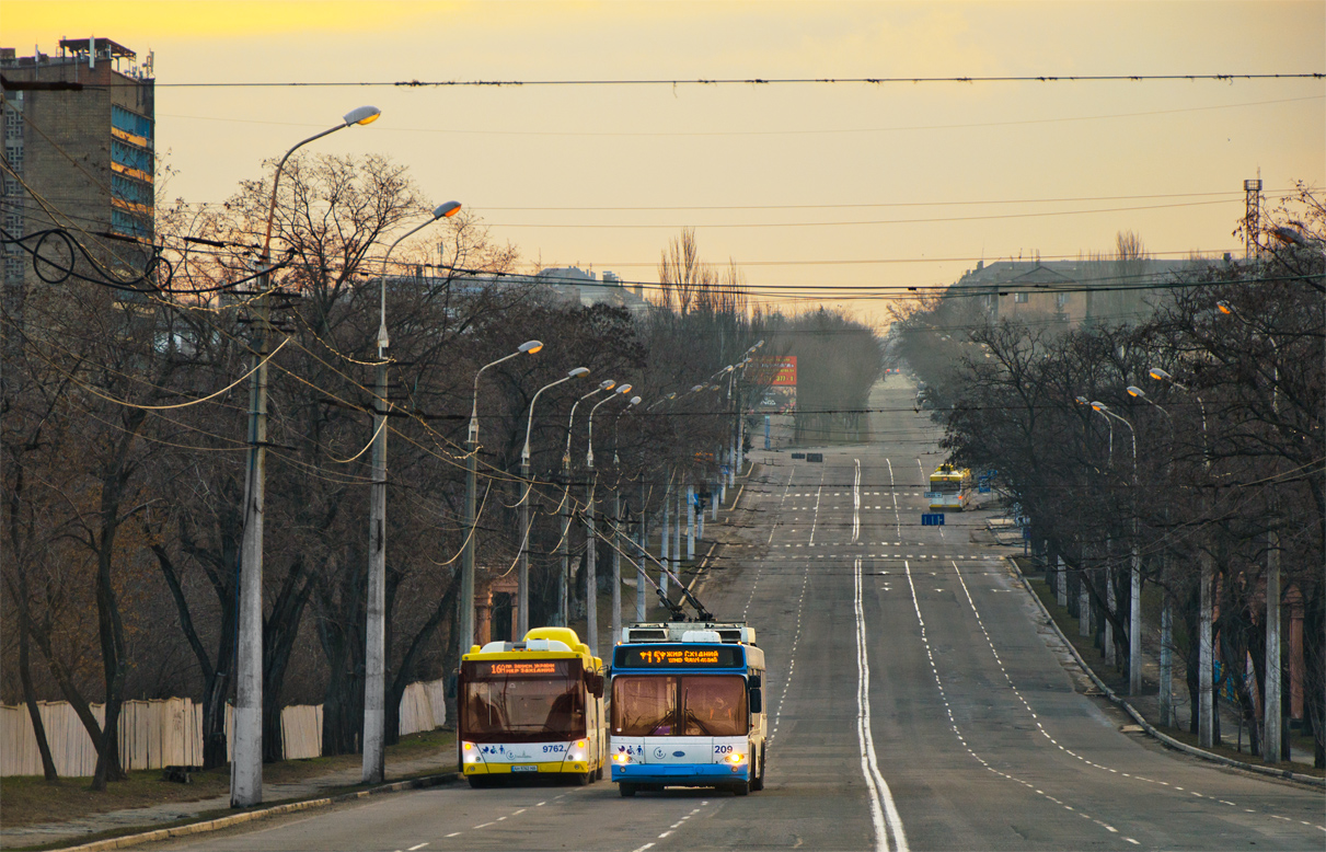 Marioupol, Dnipro T103 N°. 209; Marioupol — Trolleybus lines and loops