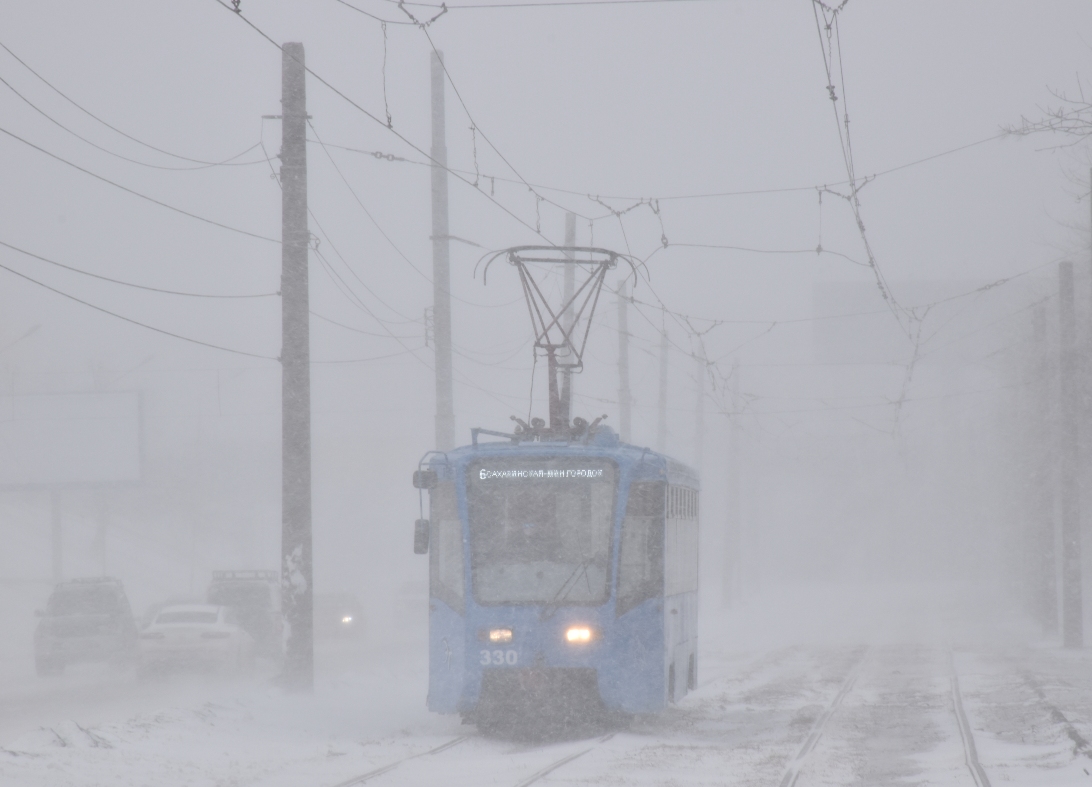 Владивосток, 71-619К № 330; Владивосток — Снегопады