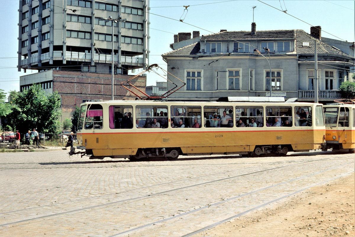 Сафія, Tatra T6A2B № 2029; Сафія — Исторически снимки — Трамвайни мотриси (1990–2010)