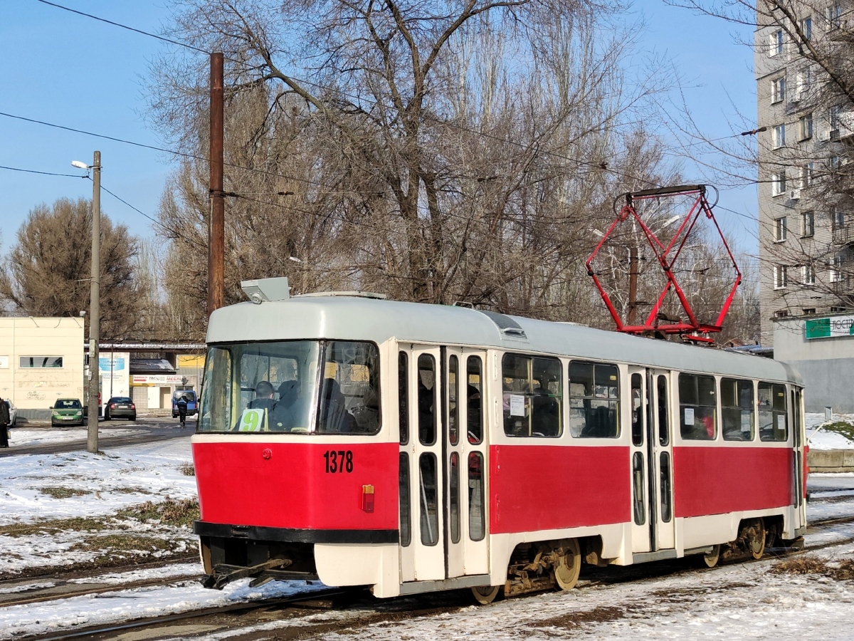 Днепр, Tatra T3SU № 1378