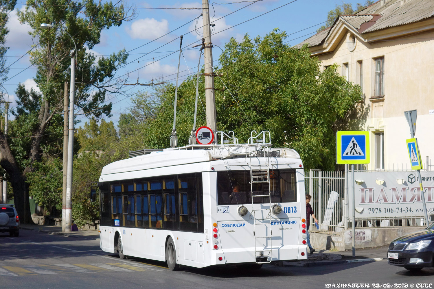 Крымский троллейбус, Тролза-5265.05 «Мегаполис» № 8613