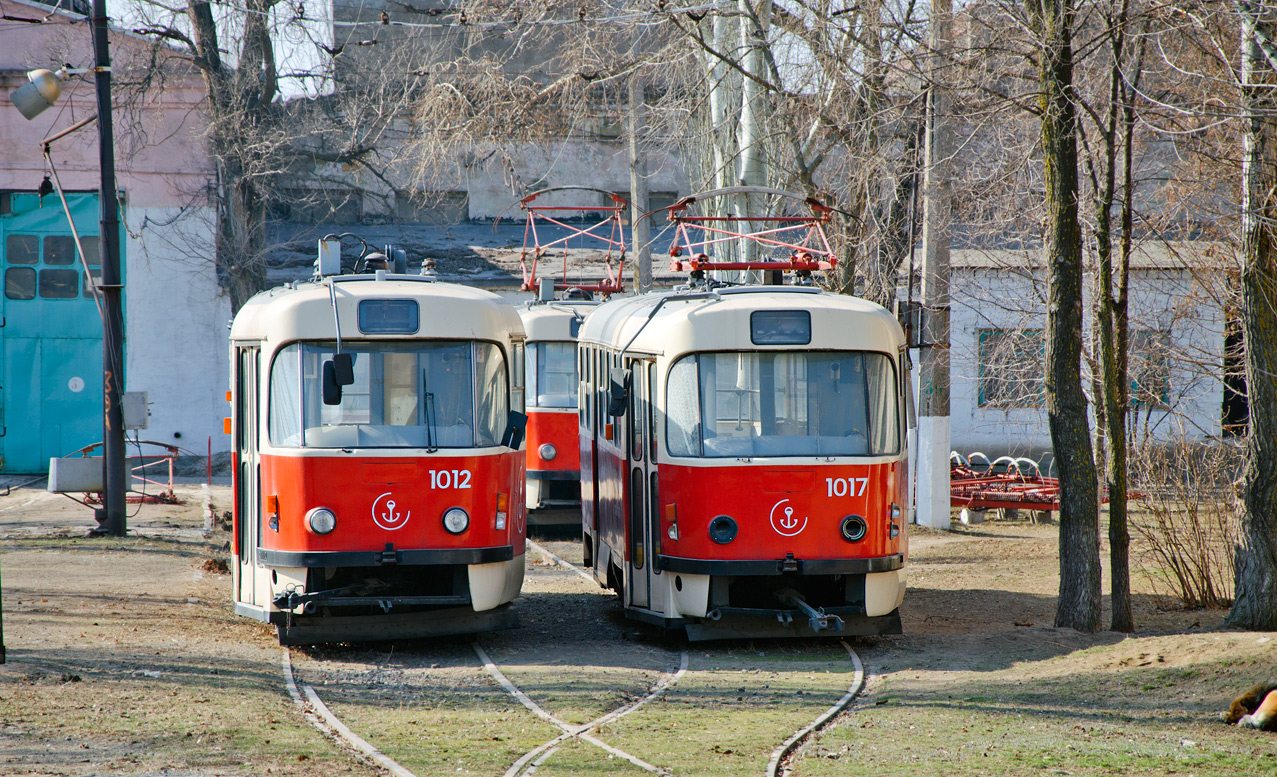 Мариуполь, Tatra T3SUCS № 1012; Мариуполь, Tatra T3SUCS № 1017