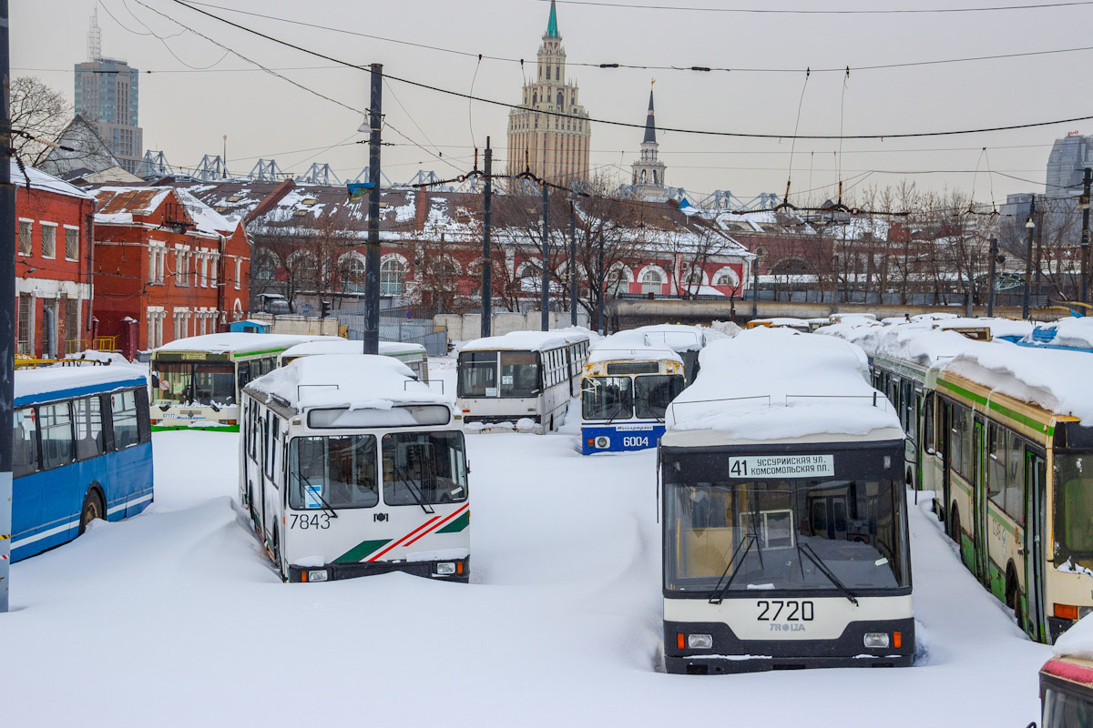 Москва, АКСМ 101ПС № 7843; Москва, Тролза-5275.00 № 2720