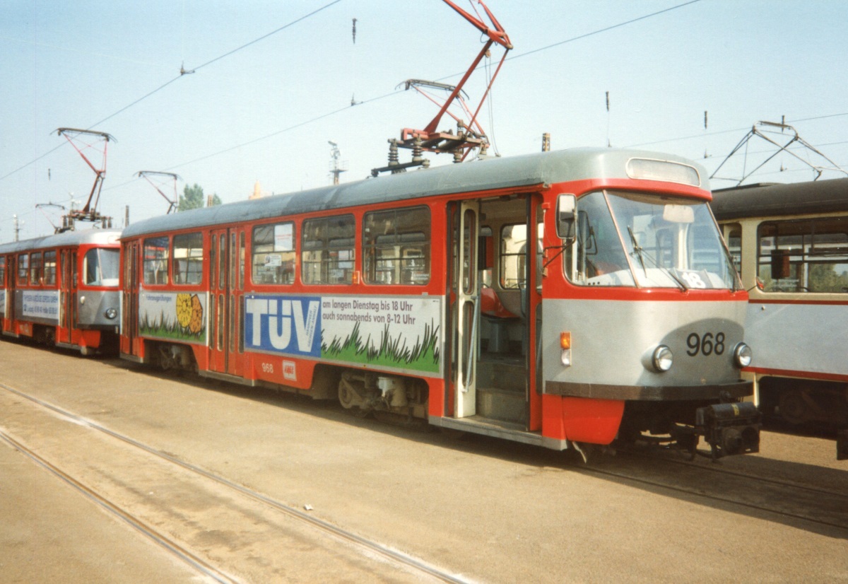 Halle, Tatra T4D # 968