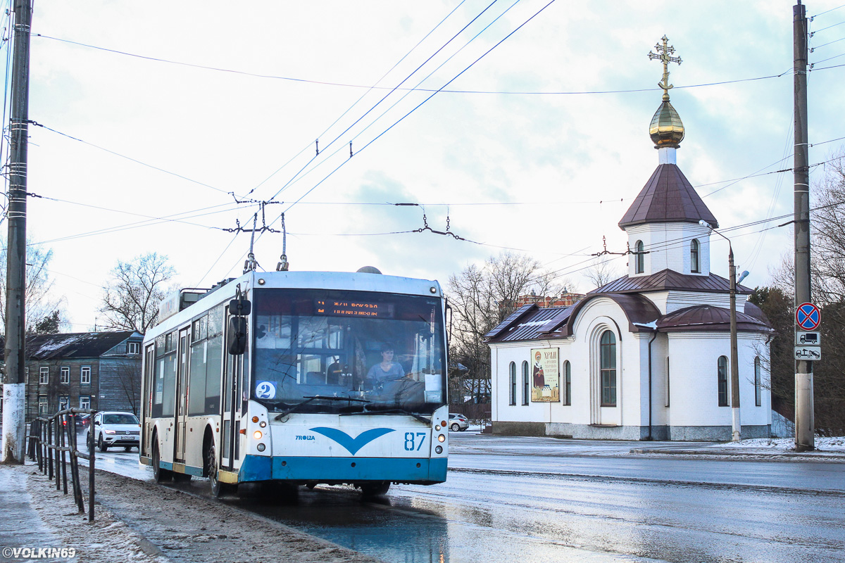 Тверь, Тролза-5265.00 «Мегаполис» № 87; Тверь — Троллейбусные линии: Пролетарский район