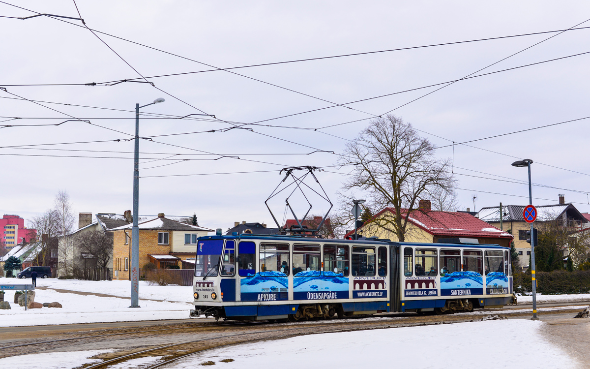 Лиепая, Tatra KT4D № 245