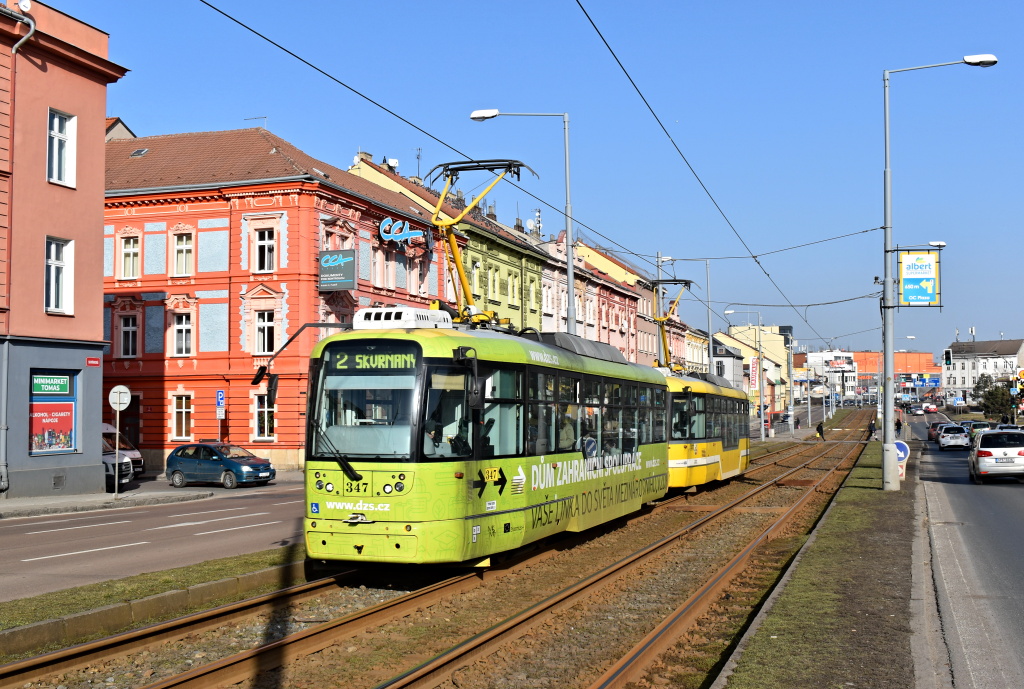 Plzeň, Vario LFR.S # 347; Plzeň, Vario LFR.S # 357